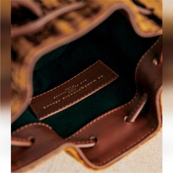 Sezane Micro Farrow Bucket Bag in Velvet - Picture 5 of 5